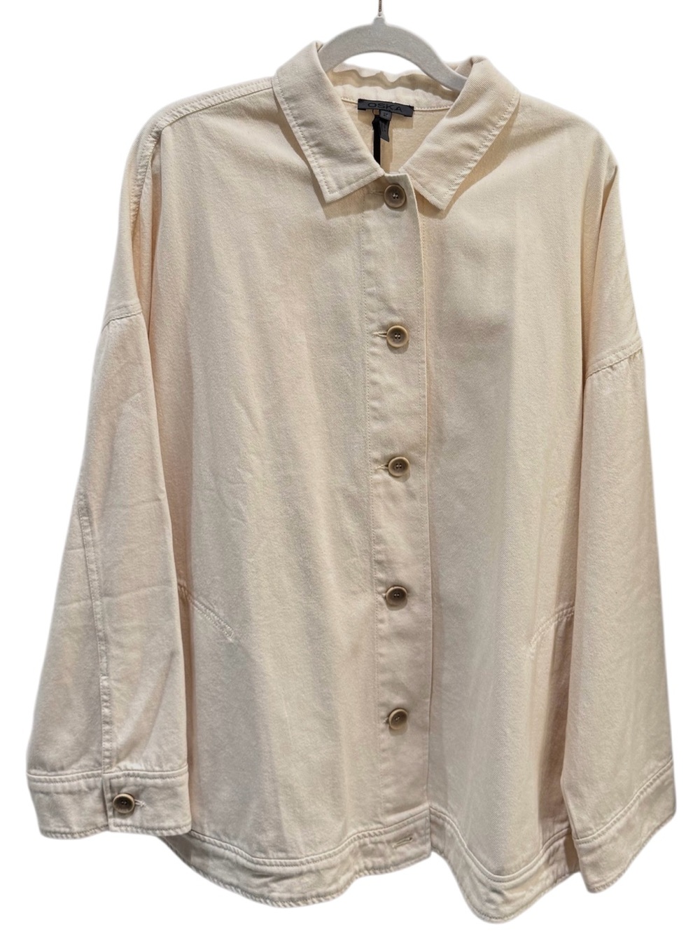 OskaOversized Button-Front Jacket
